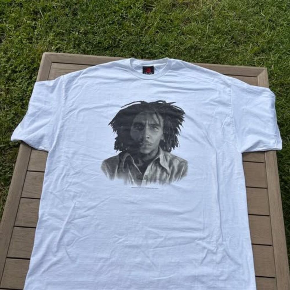 Bob Marley Zion Rootswear T-Shirt White - 3X
